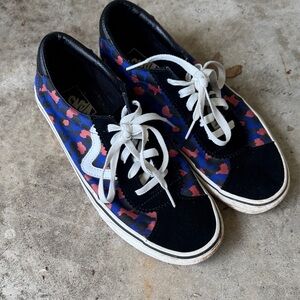 Vans Black and Blue Sneakers